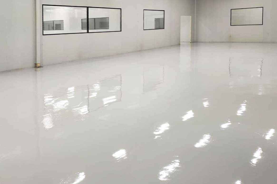 High build epoxy resin floors, professionally installed by Hertfordshire Resin Specialists
